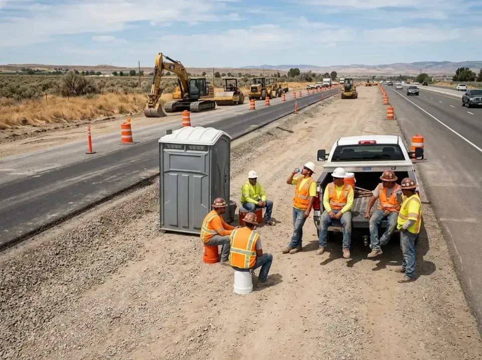 highway-road-construction-crew-007 — frequently asked questions, Porta Potty and Restroom Rentals in Anderson, CA